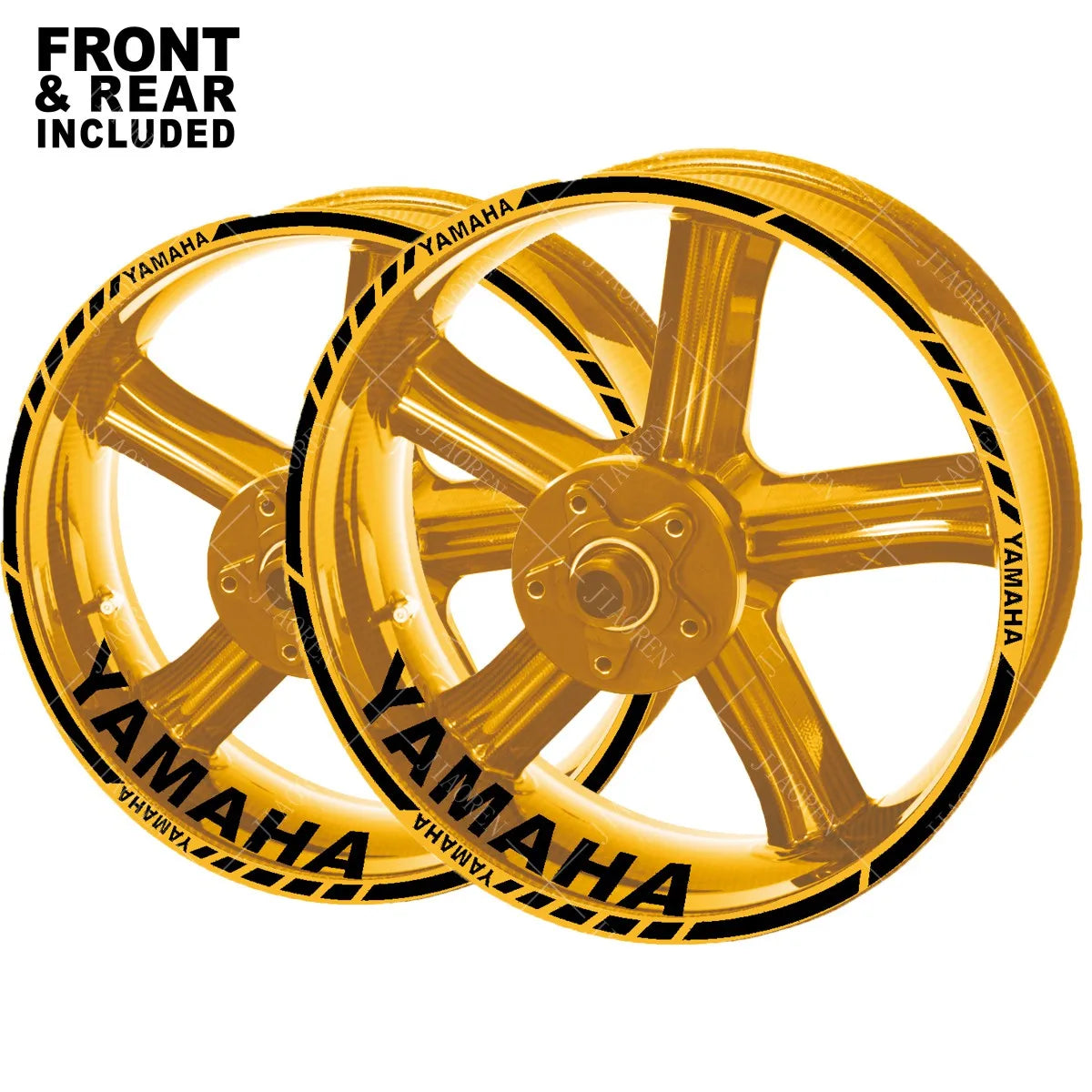 Yamaha Wheel Logo Sticker Rim Decal Vinyl Set Kit Pro