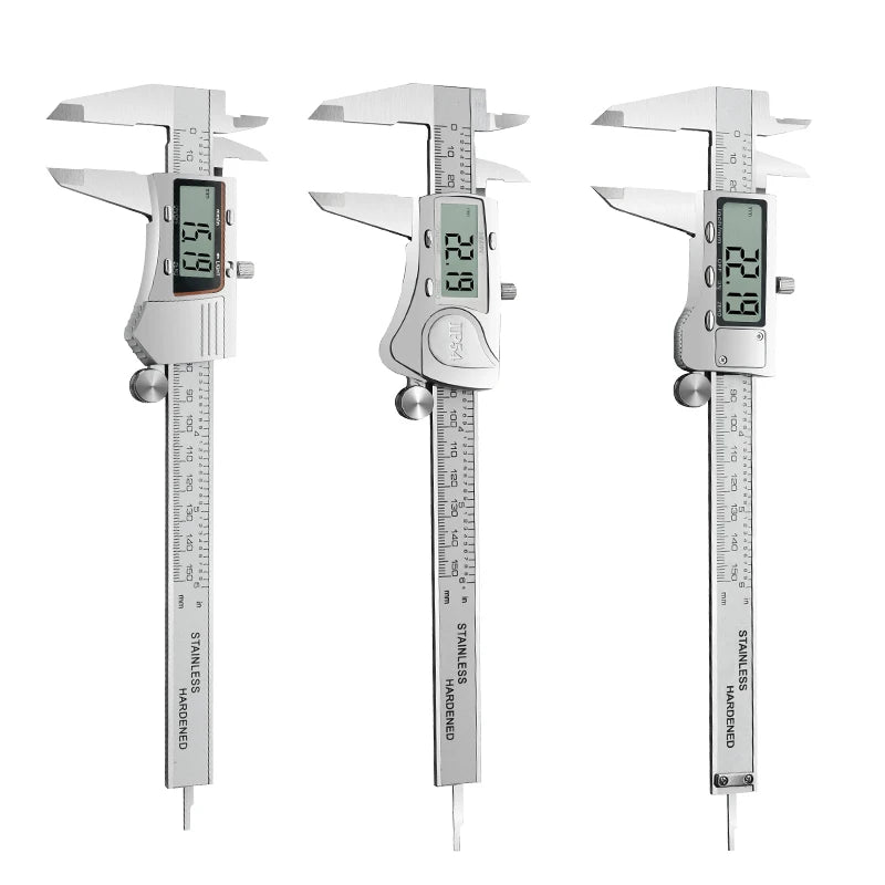 Digital Vernier Caliper Stainless Steel Measuring Tool for Woodworking