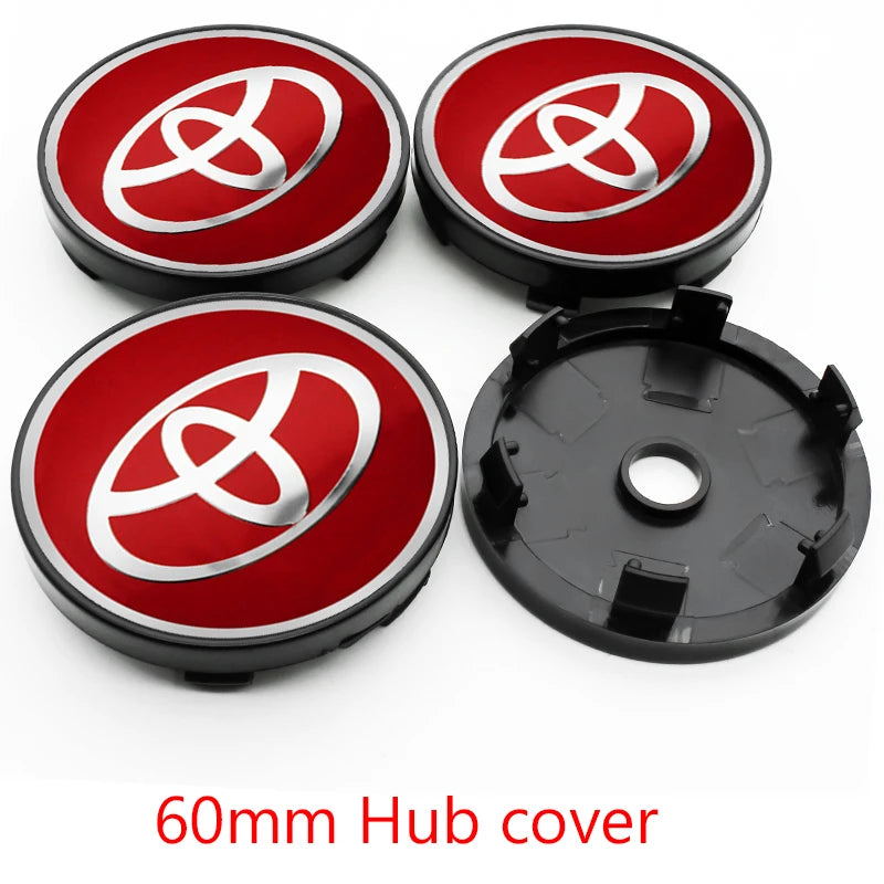 Toyota Wheel Center Hub Cap Stickers For Rav4 Yaris Camry