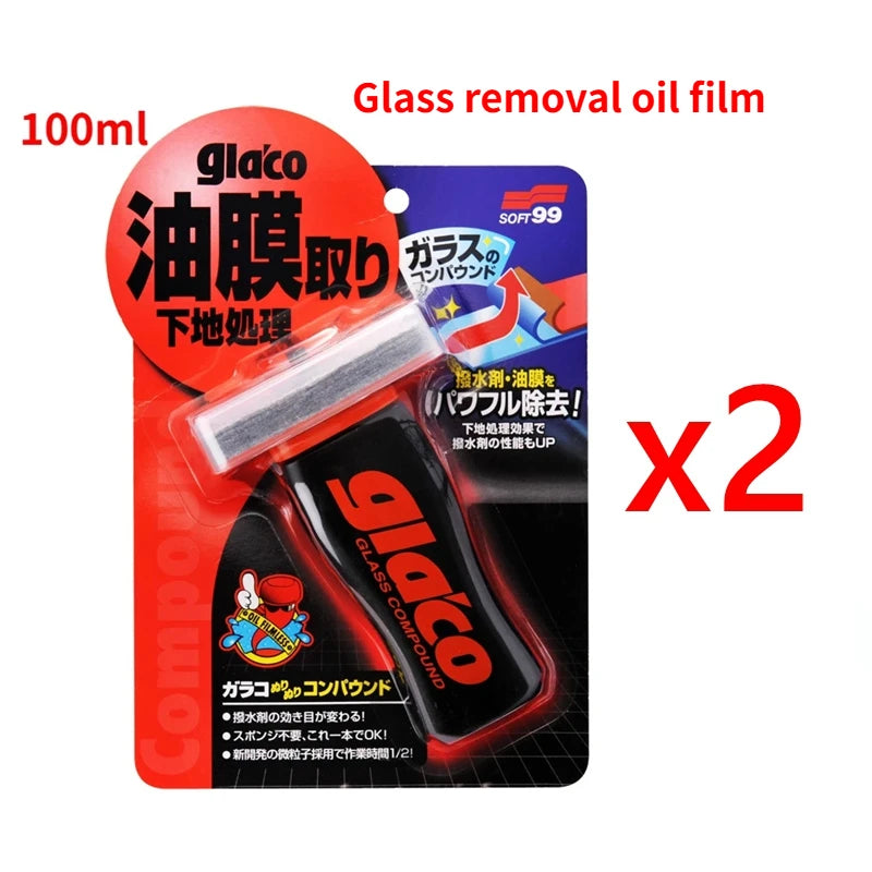 Soft99 Glaco Japan Car Windshield Glass Water Repellent Oil Film Removal Rain Glass Hydrophobic Coating Anti-rain for Car Glass