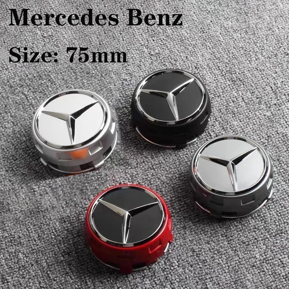Jaguar Wheel Center Cap Hub Covers Raised Style Set
