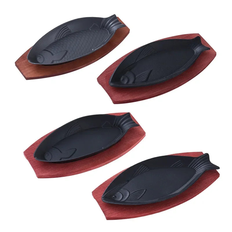 Commercial Grade Non-Stick Iron Pan for BBQ and Grilling