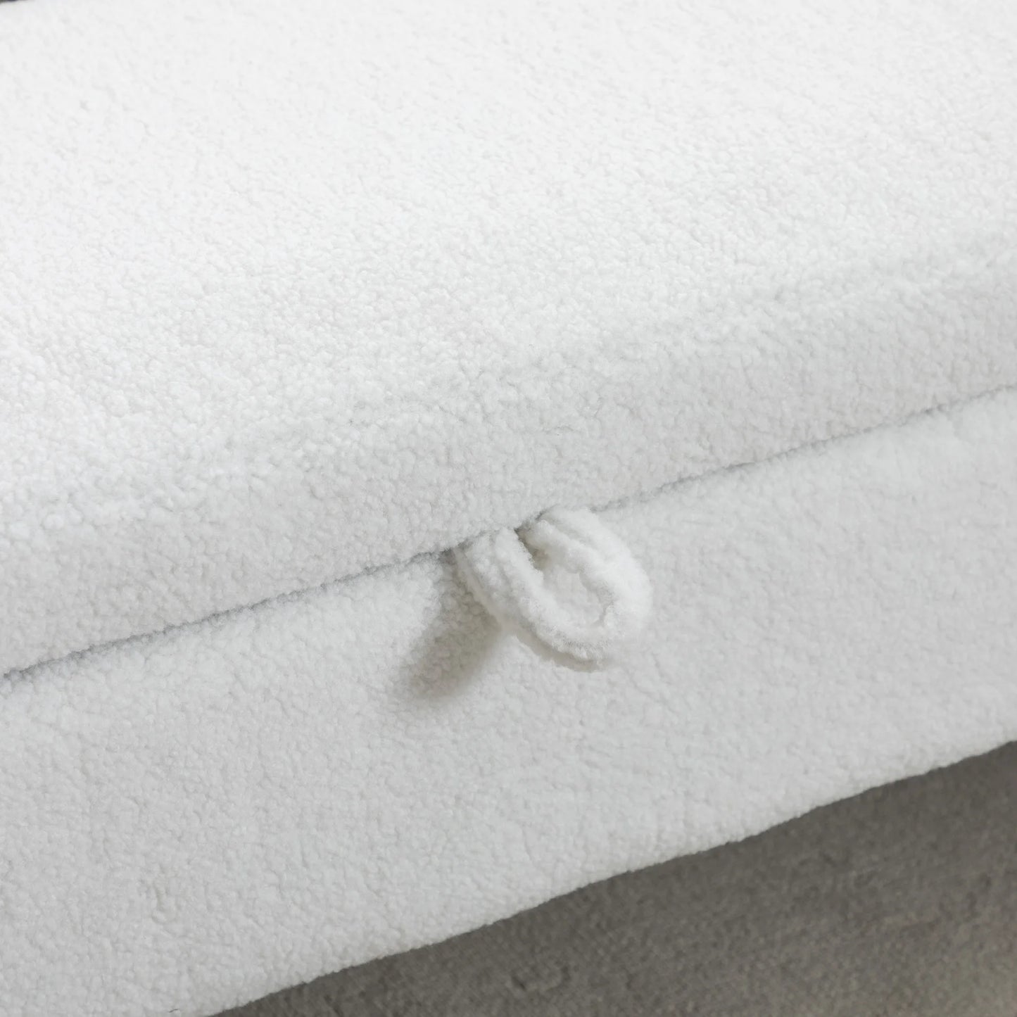 Modern Velvet Storage Ottoman Bench for Stylish Living Spaces