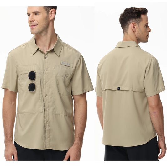 Men's Breathable Fishing Shirt by NoEnName