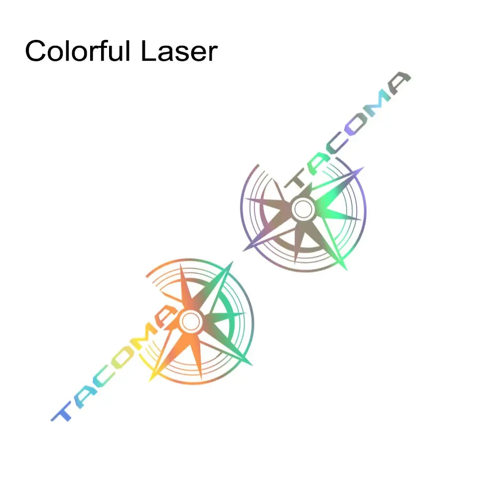 Pickup Trunk Bed Side Stickers For Toyota Tacoma TRD Truck Graphics Compass Decor Vinyl Film Cover Auto Tuning Accessories