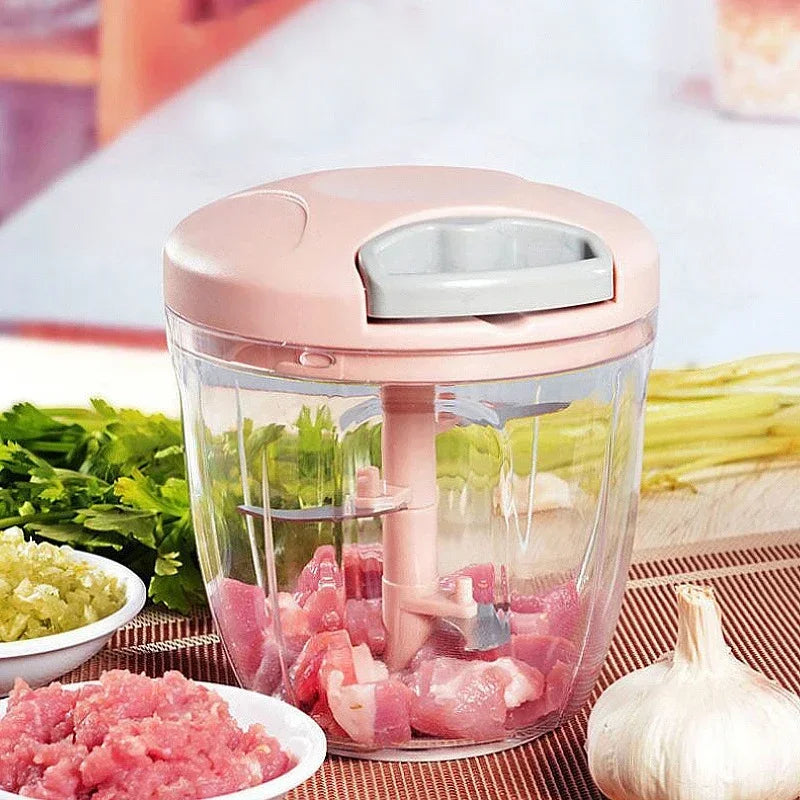 Portable Garlic Chopper and Vegetable Cutter Kitchen Tool