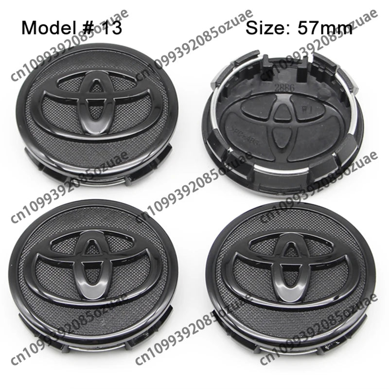 Toyota Wheel Center Hub Cap Stickers For Rav4 Yaris Camry