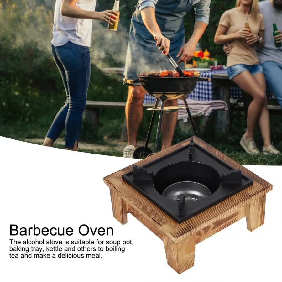 D2 Portable Barbecue Oven Stove Grill For Outdoor Camping