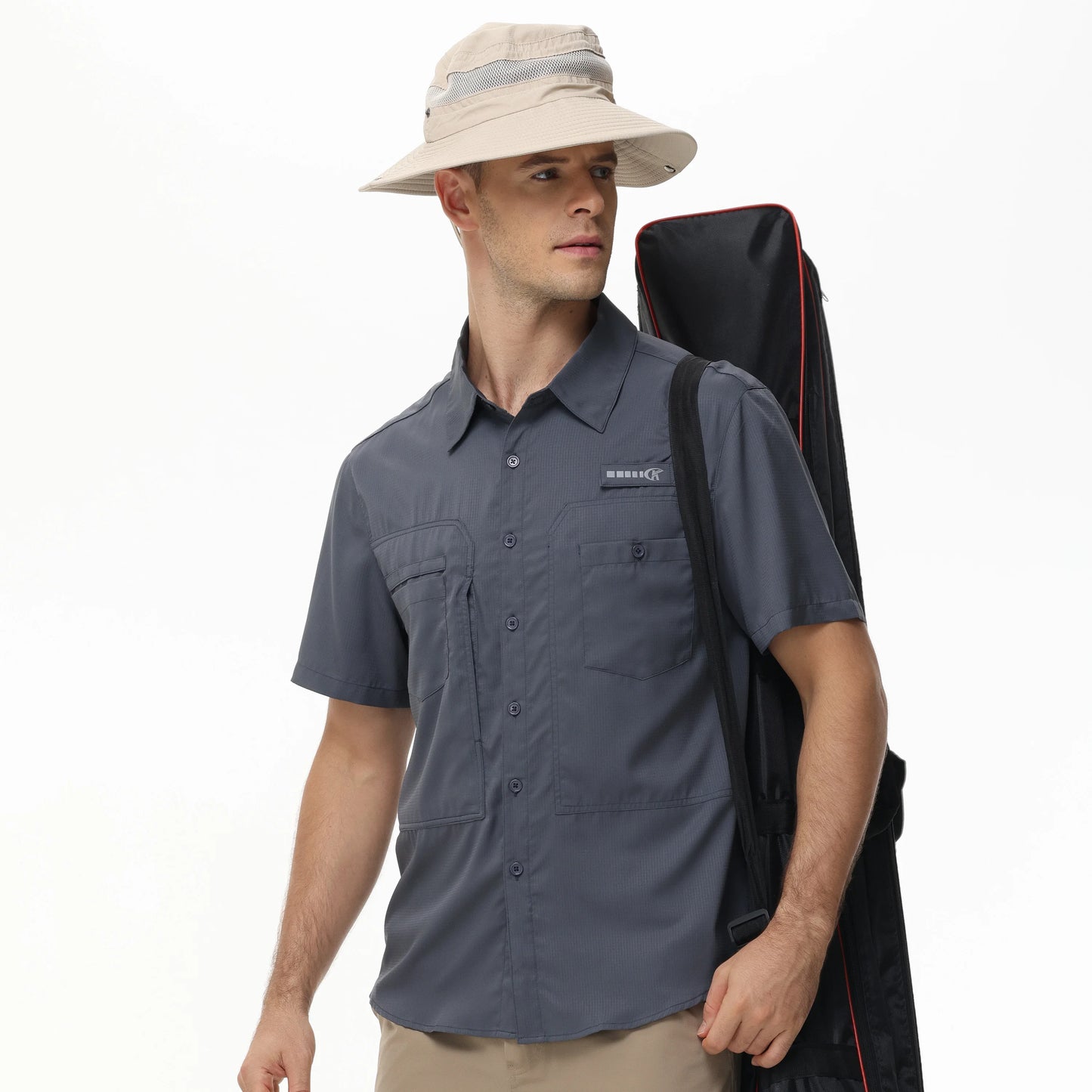 Men's Breathable Fishing Shirt by NoEnName