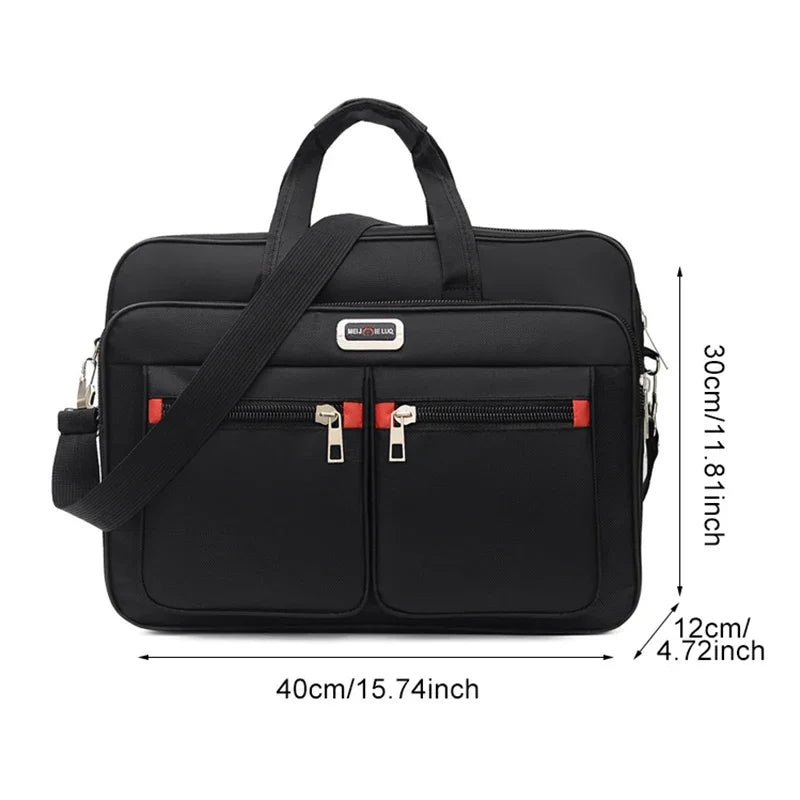 Xnyocn Simple Tote Business Briefcase for Laptop and Travel