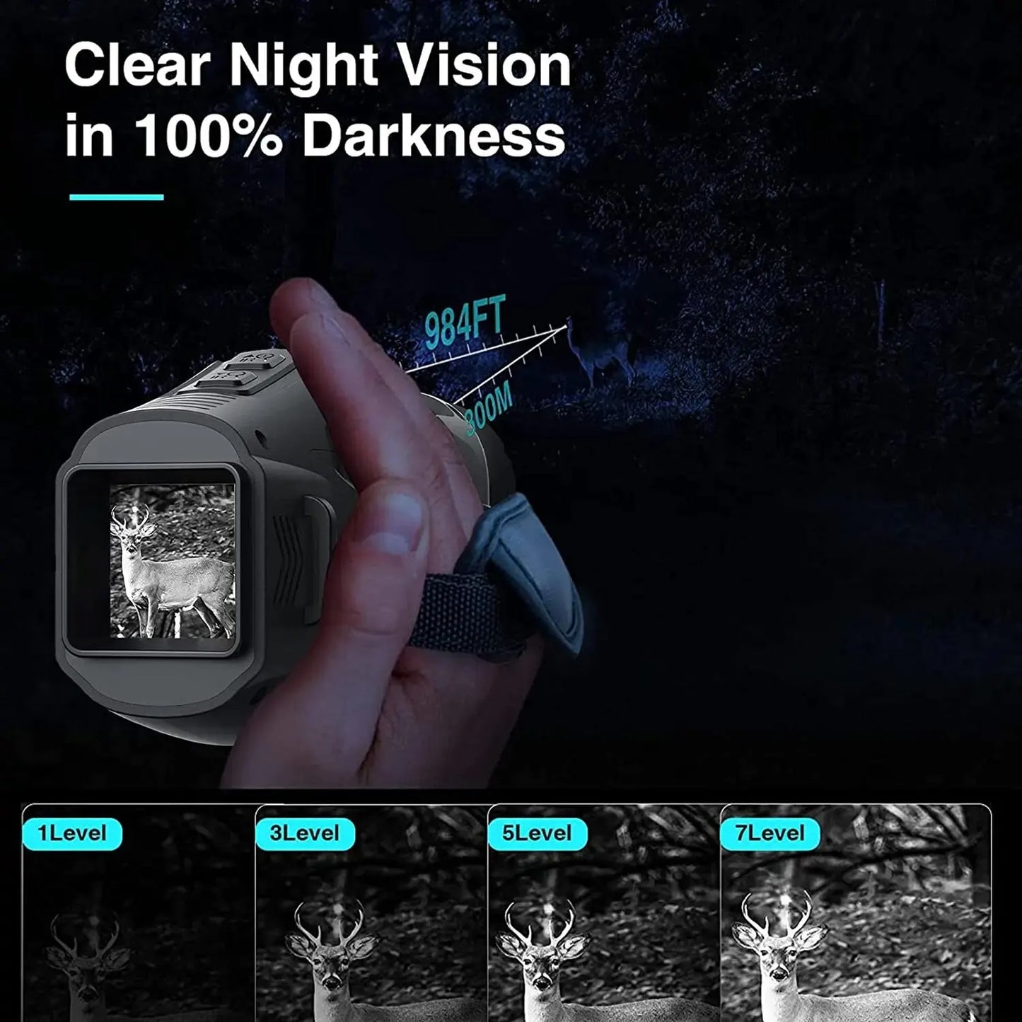 R11 1080P Infrared Night Vision Monocular for Hunting Adventures
