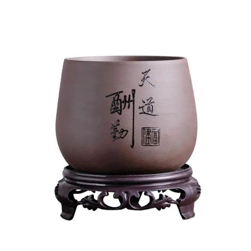 Ceramic Flower Pot For Orchid Bonsai Vase With Drain Hole