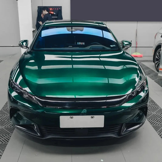 Car Agate Green Metallic Sticker Self Adhesive Waterproof Vinyl Wrap Film for Motorcycle and Car Accessories
