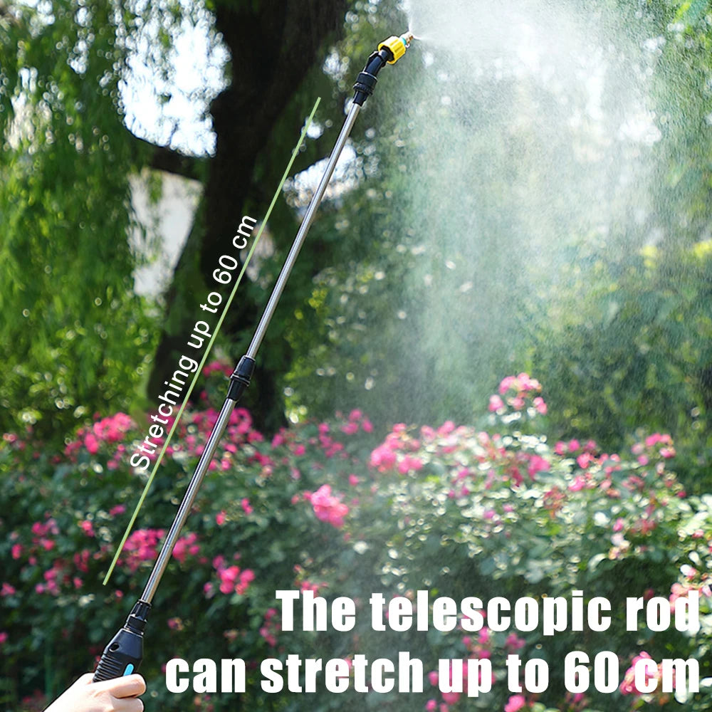 Electric Sprayer Automatic Spray Gun Garden Plant Mister USB Rechargeable Irrigation Tool 5L Bucket Optional