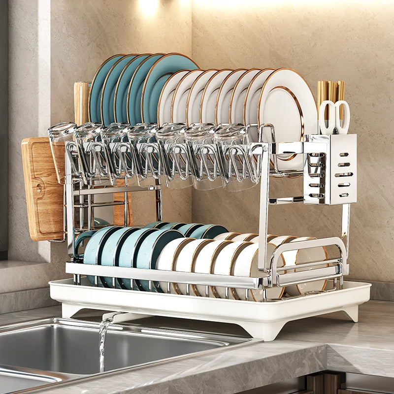 Choice 304 Stainless Steel Kitchen Storage Rack For Bowls