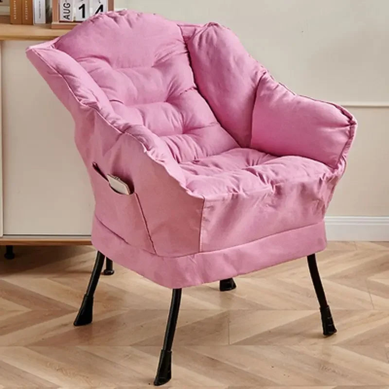 Modern Lazy Chair with Side Pocket for Ultimate Comfort