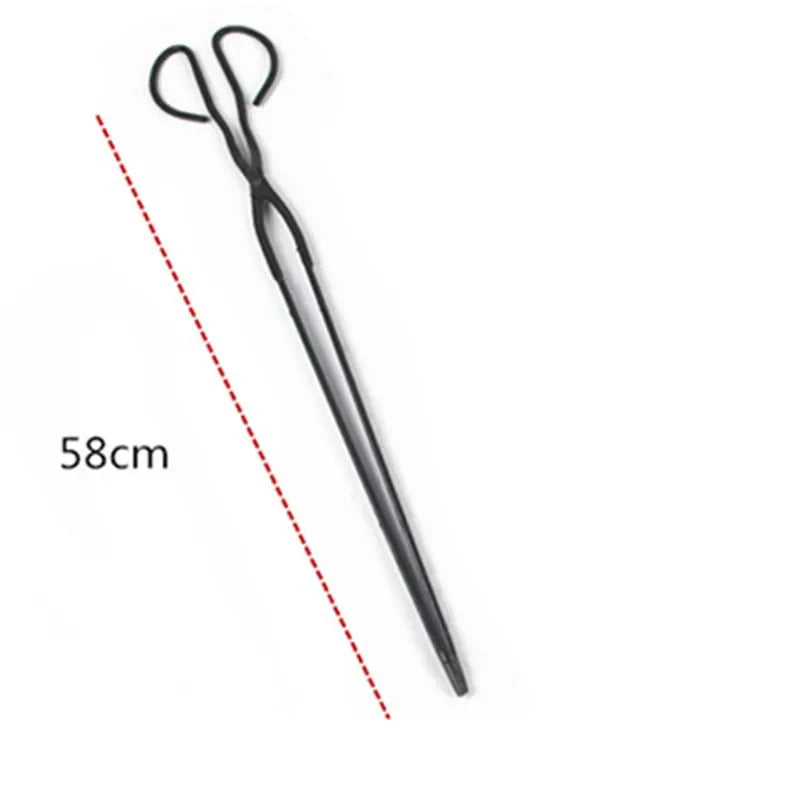 Long Handle BBQ Tongs for Easy Grilling and Cleaning