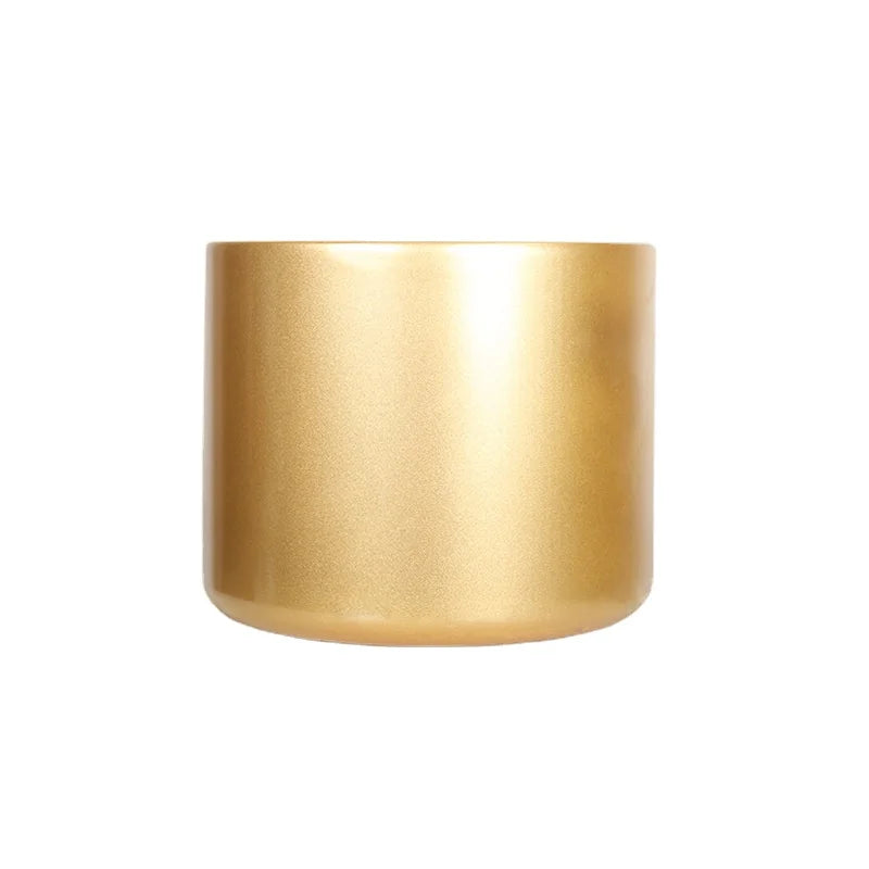 Creative Cylindrical Metal Flower Pot For Home Decoration