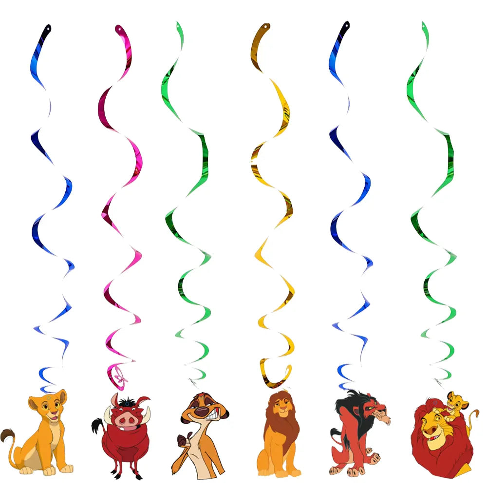 Lion King Simba Birthday Party Disposable Tableware and Decor Set