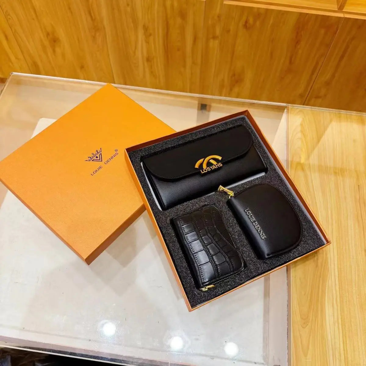 SHXI Foldable Card Case Three In One Fashion Gift Box