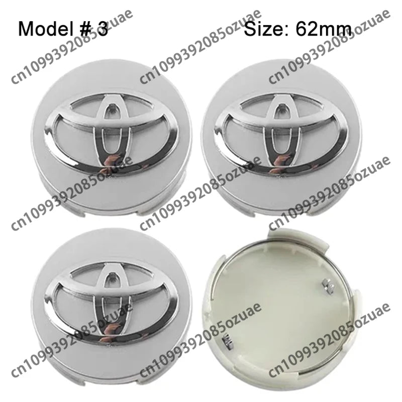 Toyota Wheel Center Hub Cap Stickers For Rav4 Yaris Camry