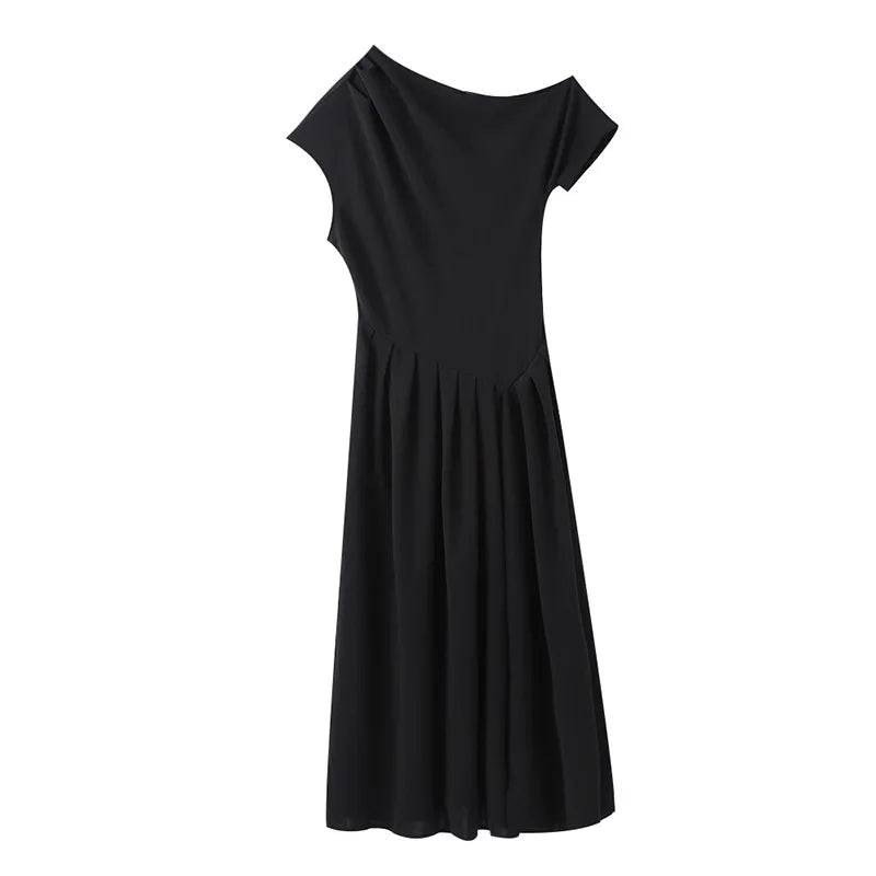 Elegant Women Casual A-Line Dress for Spring and Summer