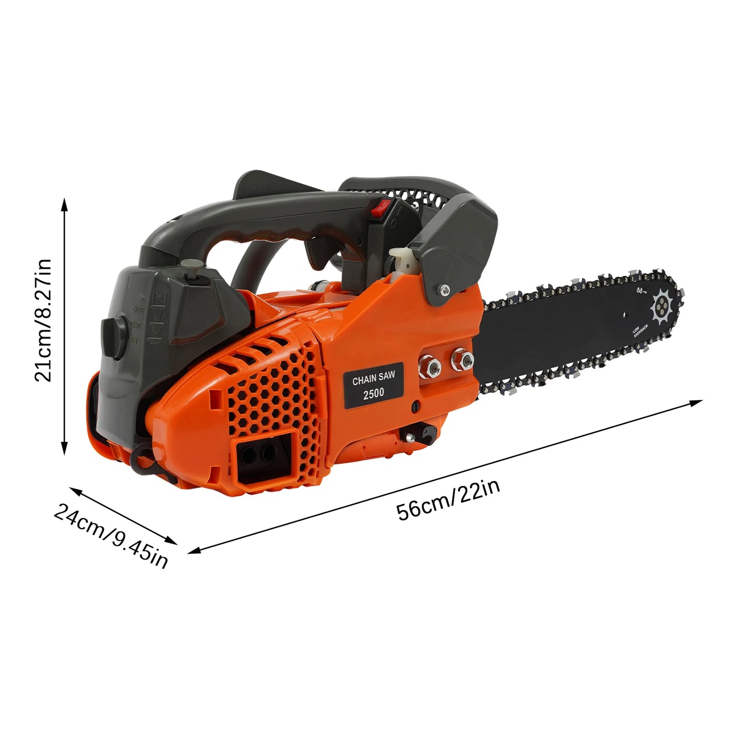 Bymaocar 900W Gasoline Chainsaw Aluminum Alloy Professional Logging Tool