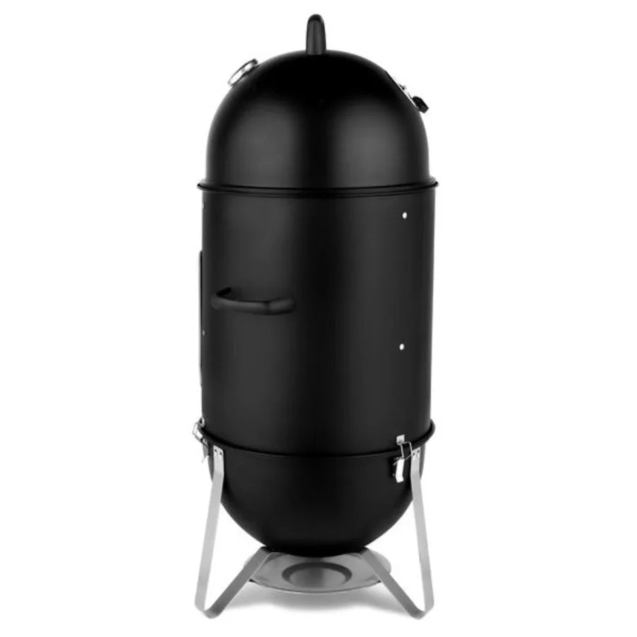 Hign Concerned Vertical Steel Charcoal Smoker Three Layer