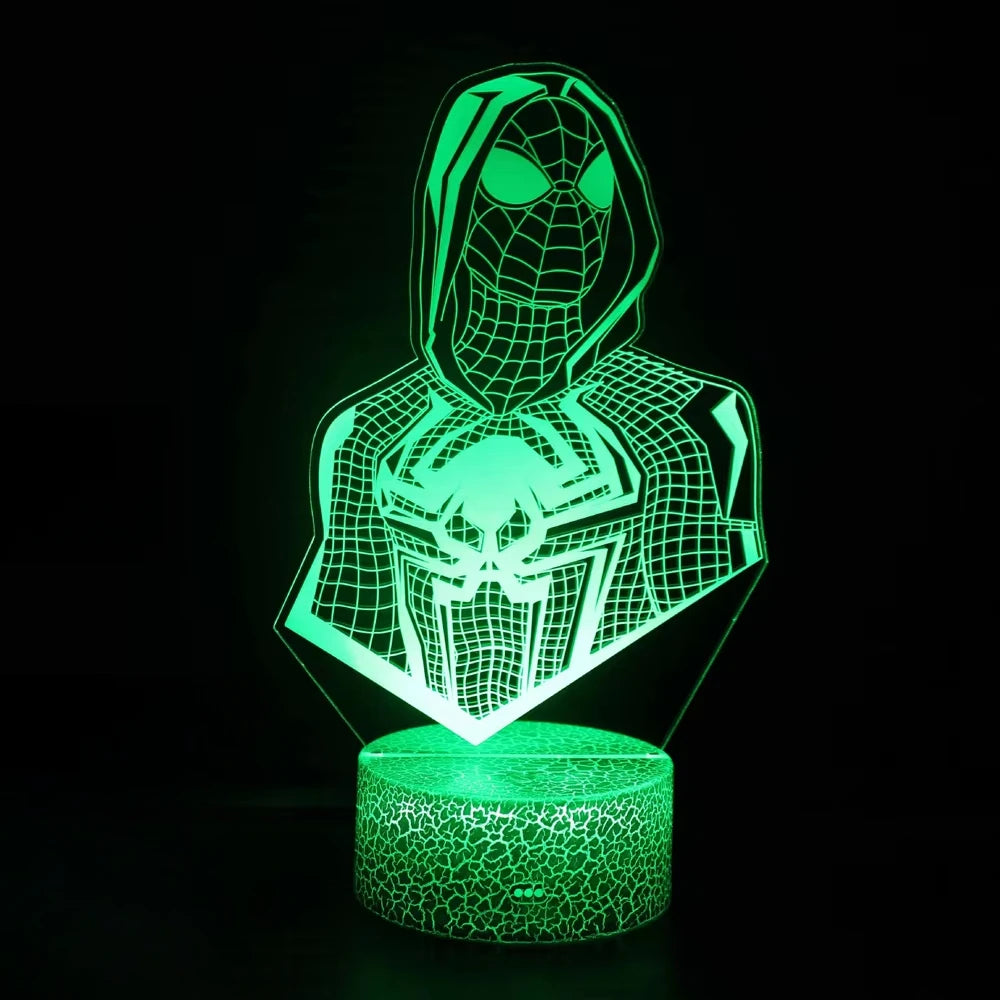 Spiderman Vs Venom Touch Remote Control LED Night Lamp