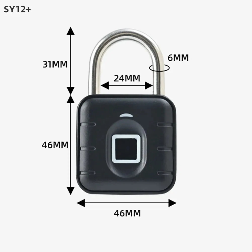 Tuya Lock Smart Biometric Fingerprint Door Lock Keyless Quick Unlock IP67 Waterproof Stainless Steel