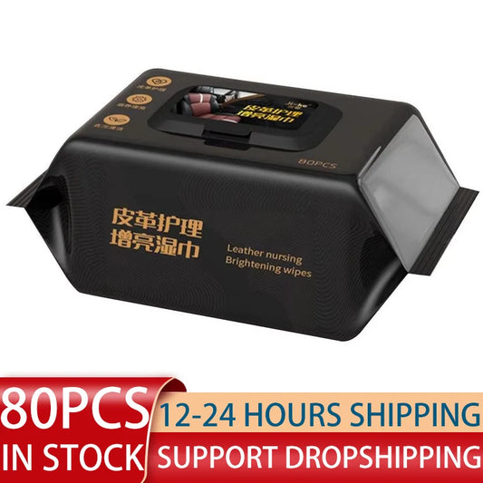 Leather Interior Wipes for Car Cleaning and Maintenance