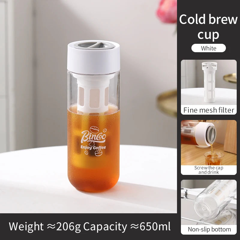 Bincoo Multi-Functional Cold Brew Coffee Maker with Fine Filter