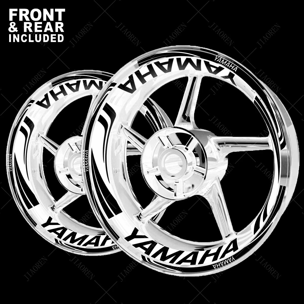 Yamaha Wheel Logo Sticker Rim Decal Vinyl Set Kit Pro