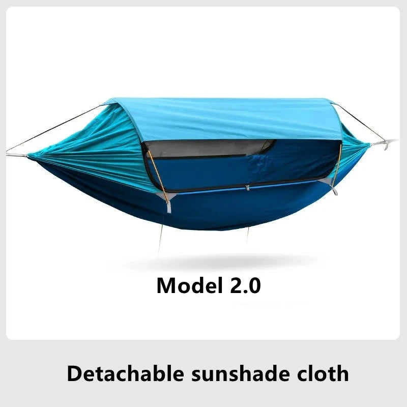Traveler Two Person Hammock With Mosquito Net Sunshade