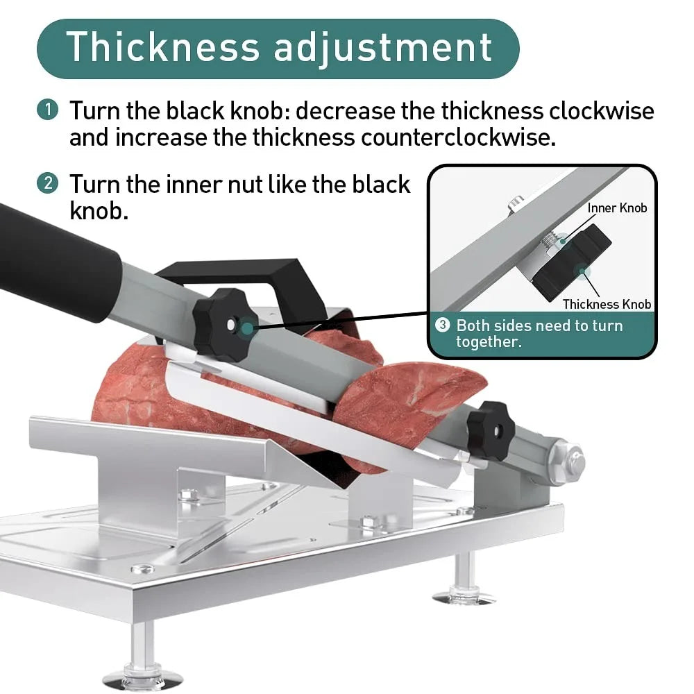 Stainless Steel Manual Meat And Vegetable Slicing Knife