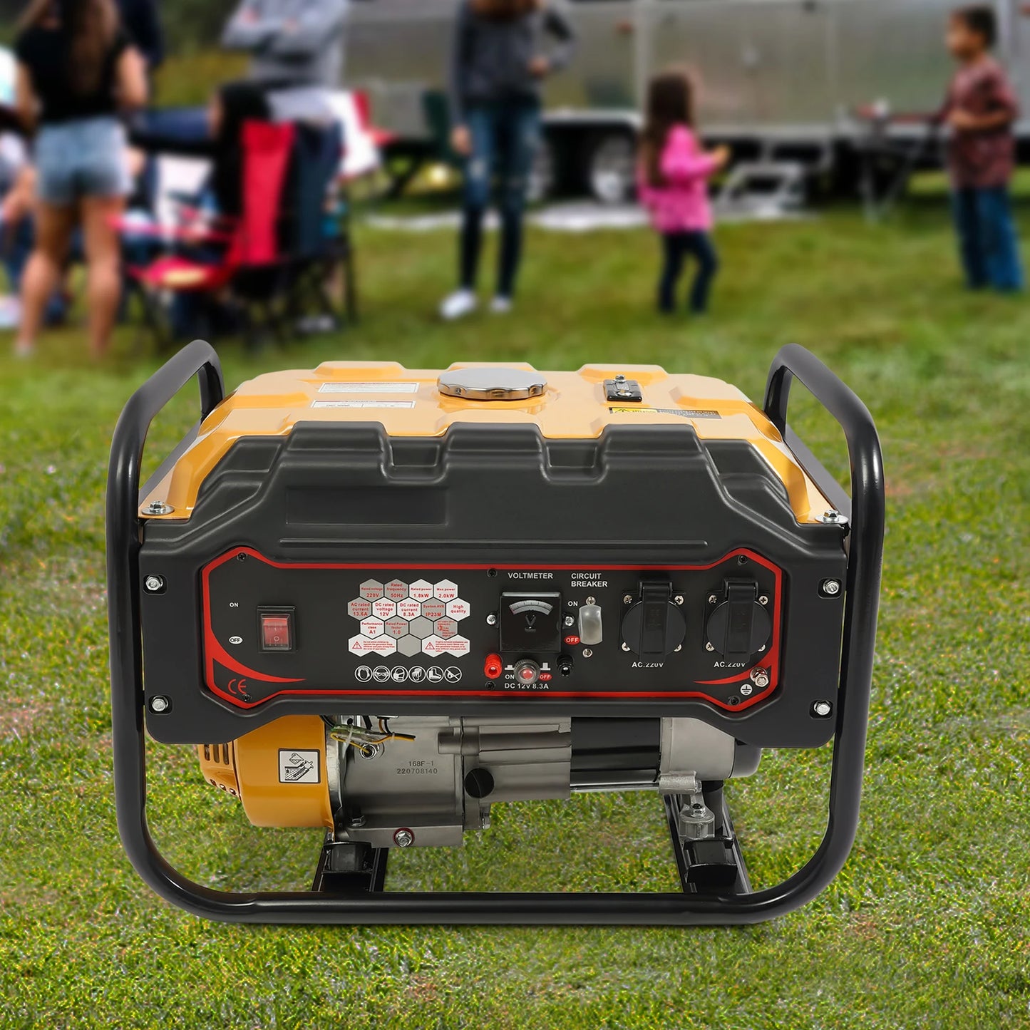 Portable 2000W Generator for Camping and Home Backup Use