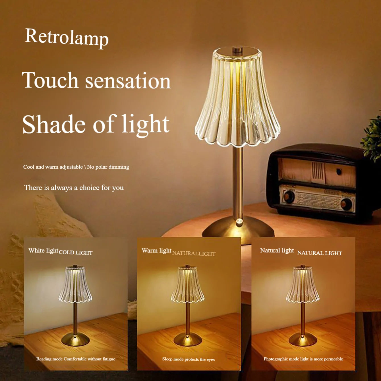 Luxury Diamond Crystal Table Lamp for Elegant Bedroom Ambiance