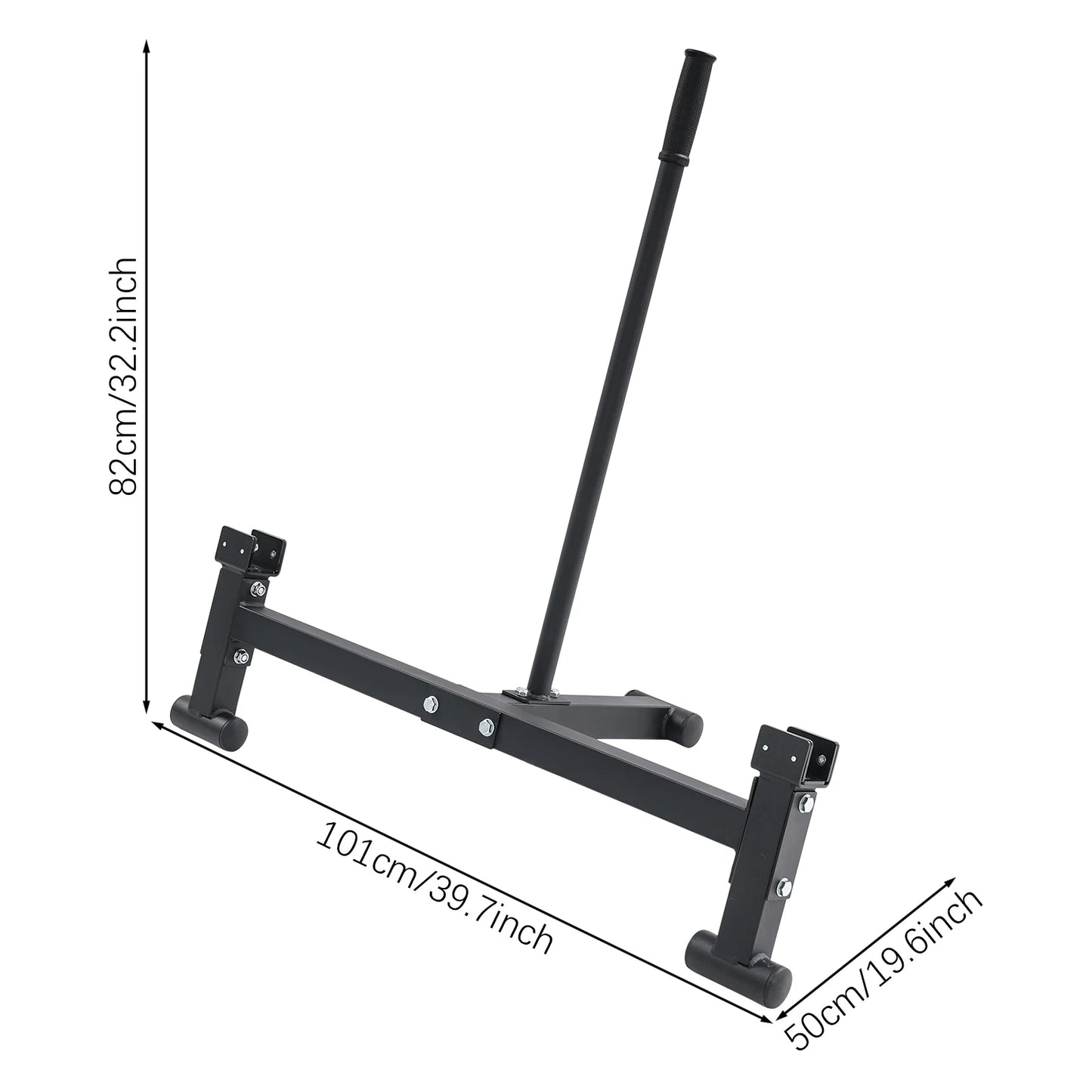Hign-concerned Heavy Duty Deadlift Barbell Jack Stand With Anti Slip Handle