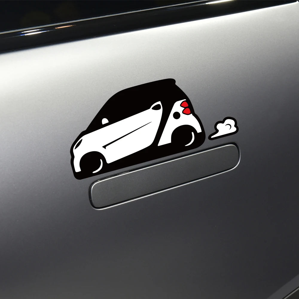 Car Stickers Decal Decoration Vinyl Film Decals for Mercedes Benz Smart Fortwo W453 W451 Racing Auto Styling Accessories