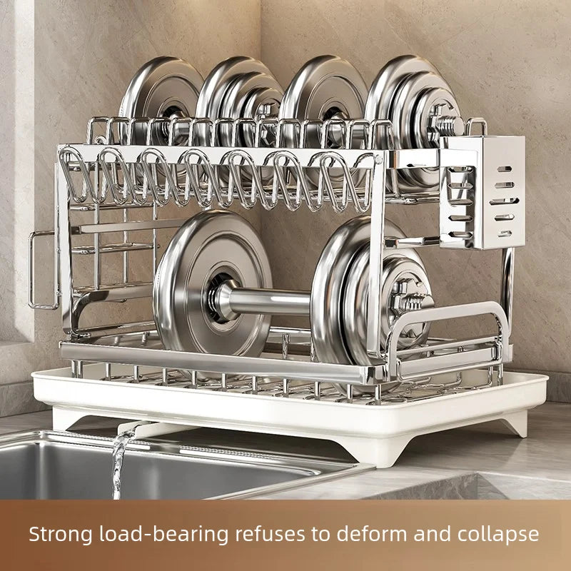 Choice 304 Stainless Steel Kitchen Storage Rack For Bowls