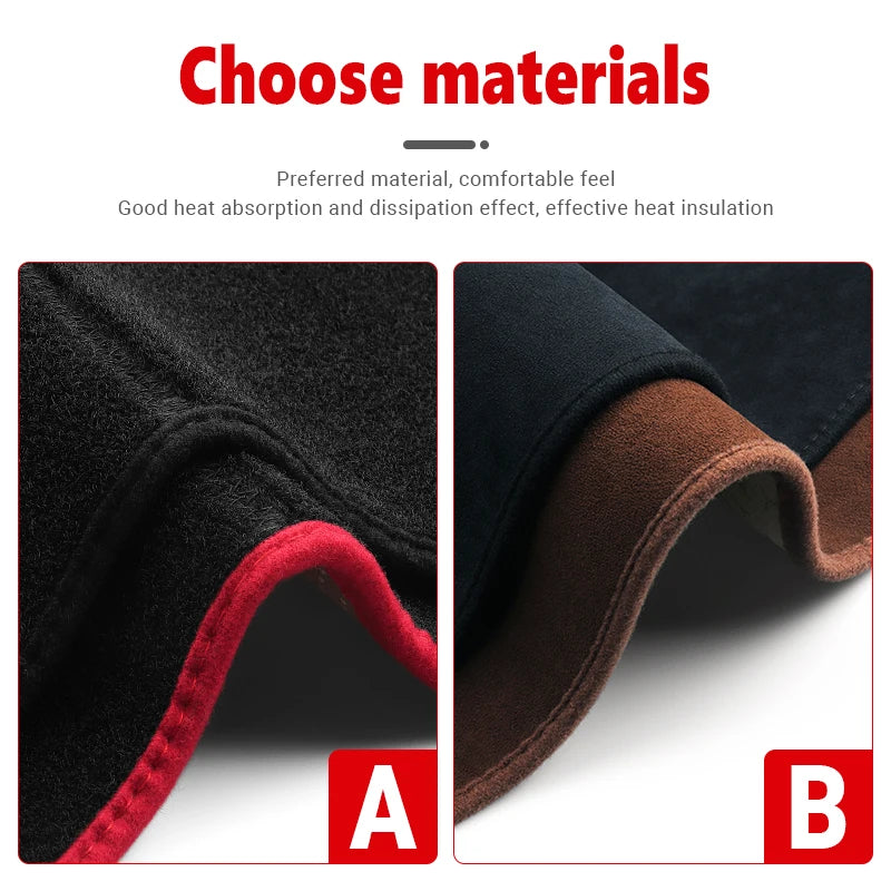 Car Dashboard Anti-UV Light Cover Non-Slip Mat Pad
