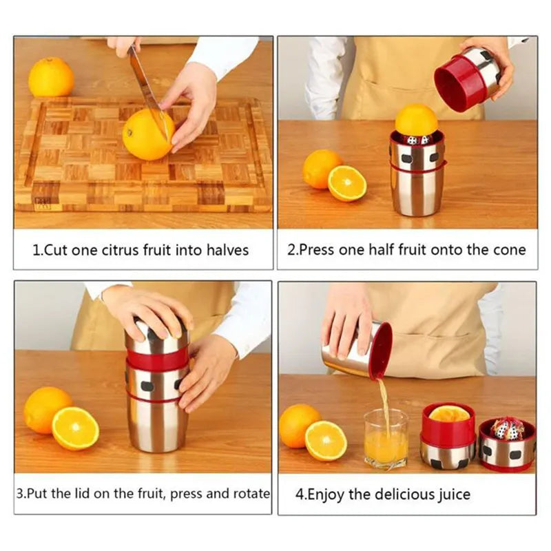 TEAEGG Citrus Juicer Manual Squeezer Stainless Steel Tool