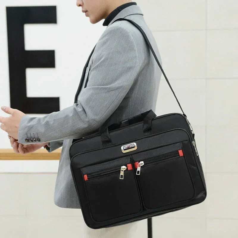 Xnyocn Simple Tote Business Briefcase for Laptop and Travel