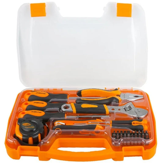 Basic Mechanic Tool Set for Convenient Home Repairs and Storage