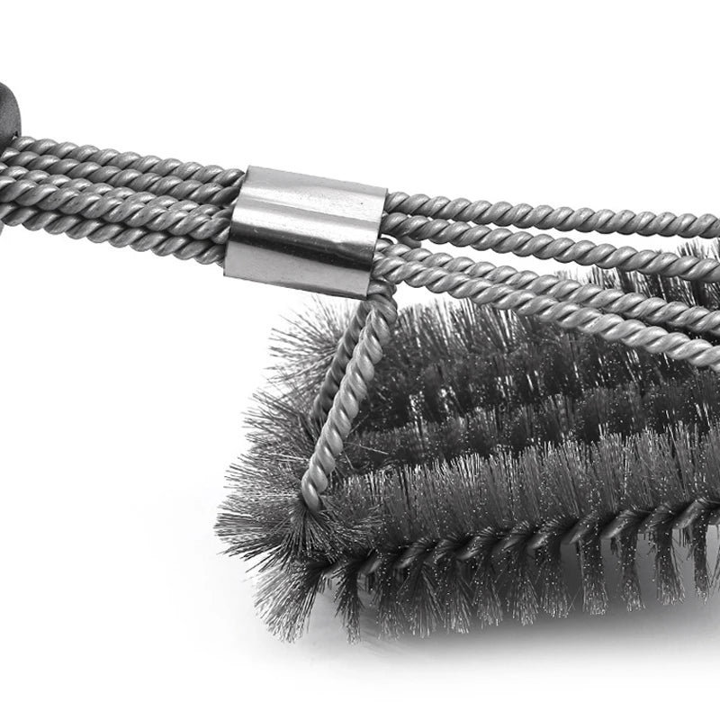 Stainless Steel Barbecue Grill Brush for Effortless Cleaning