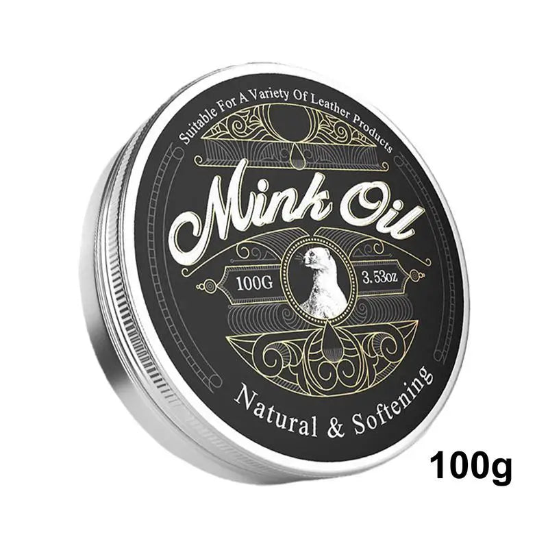 Mink Oil Leather Conditioner for Boots and Shoes Restoration
