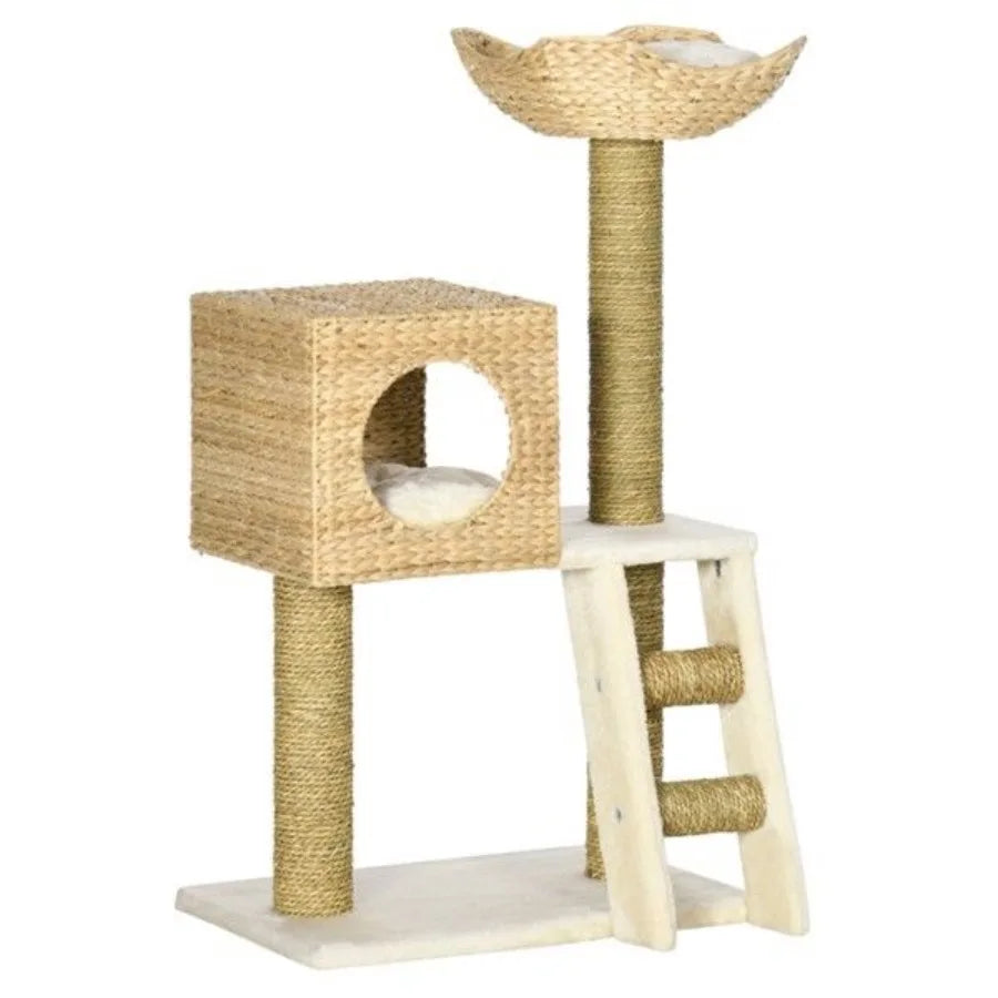Luxury Cat Tree with Interactive Toys for Playful Kittens