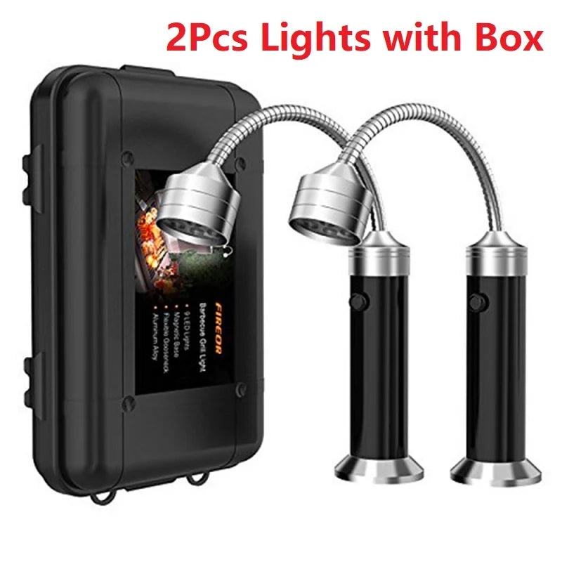 Double Head Heat Resistant LED Grill Lights for Night Fishing