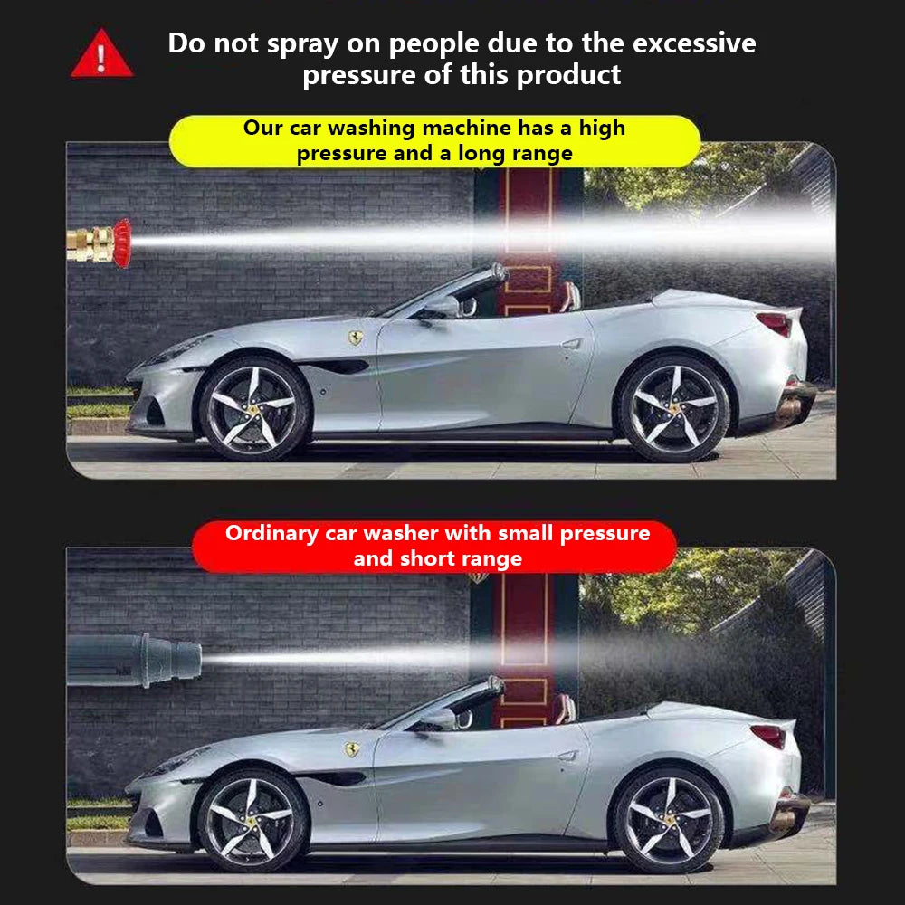Wireless High Pressure Car Wash Water Gun for Efficient Cleaning