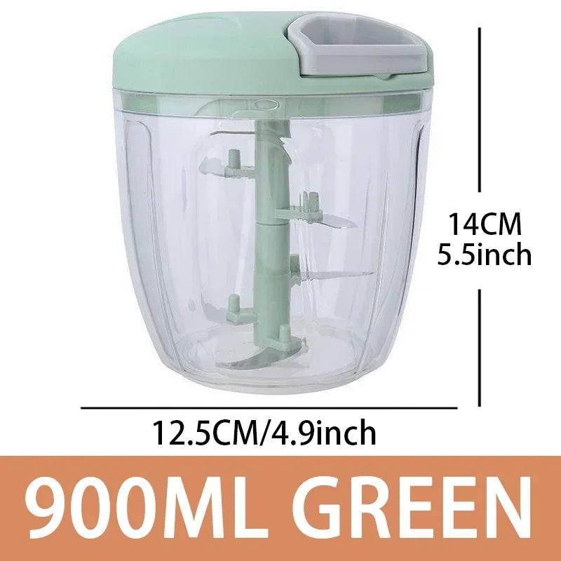 Portable Garlic Chopper and Vegetable Cutter Kitchen Tool